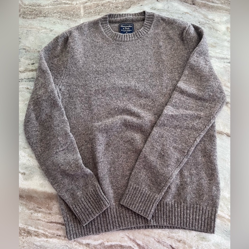 Abercrombie & Fitch Men’s 100% Wool Sweater